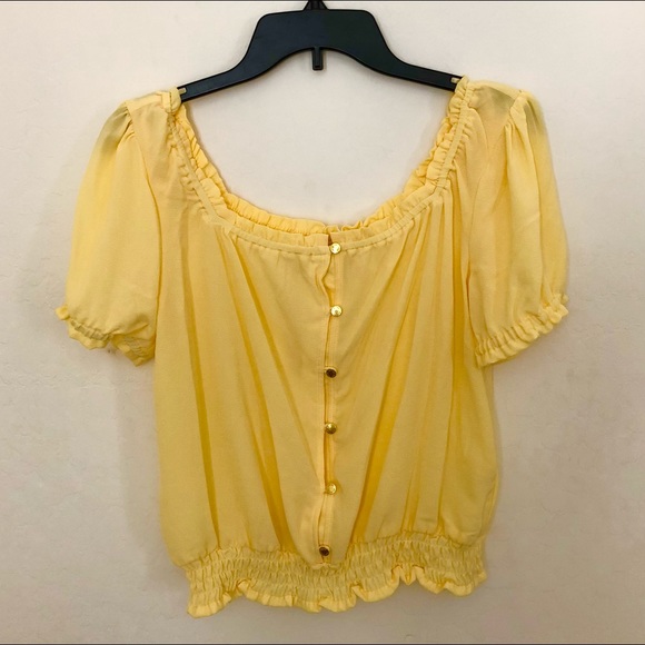 Michael Kors Yellow blouse. P/S size. Not Used. - Picture 1 of 8